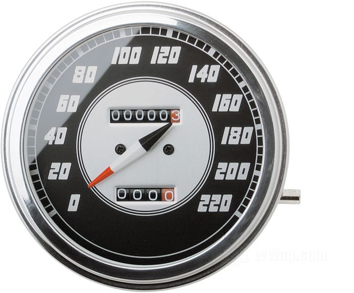 1947 Style Fat Bob Speedometer