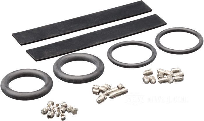 Grip set »mo.grip« by motogadget; billet aluminum, black anodized, with open ends; length: 125 mm; Ø 35 mm; inner-Ø left: 29 mm; inner-Ø right: 29 mm; with adapter rings; Germany; gross weight: 305 g