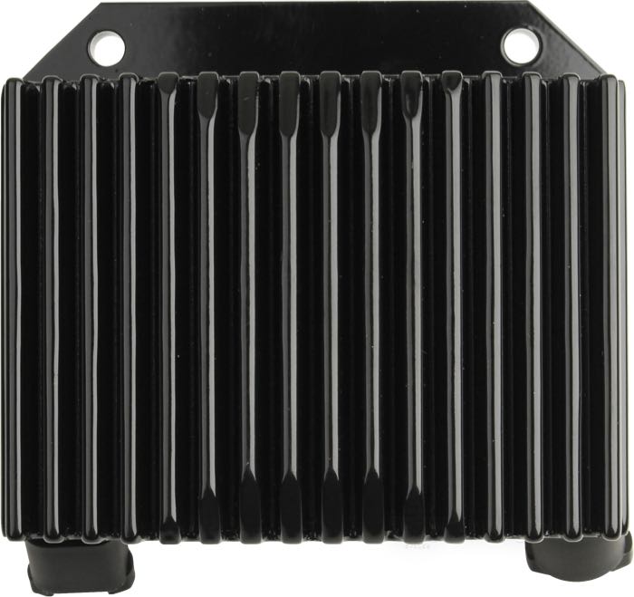 Regulateur/Redresseur de Cycle Electric; adaptable à Dyna 2008→; aluminium, noir, anodisé; remplace OEM HD 74631-08; USA; poids brut: 1.19 kg