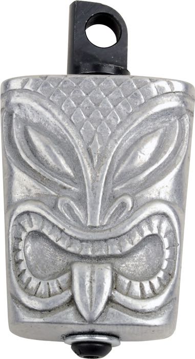 Kicker pedal »Big Kahuna« by Infernal Combustion; cast aluminum / steel, bare; length x width: 88 x 67 mm; USA; gross weight: 490 g