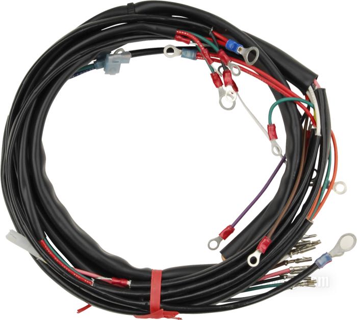 Mazo de cables; apropiado para FXE 1975-1977; cobre / PVC; reemplaza OEM HD 70326-75; peso bruto: 458 g