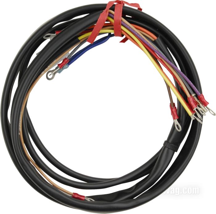 Mazo de cables; apropiado para XLCH 1973-1974; cobre / PVC; reemplaza OEM HD 70153-73; peso bruto: 235 g