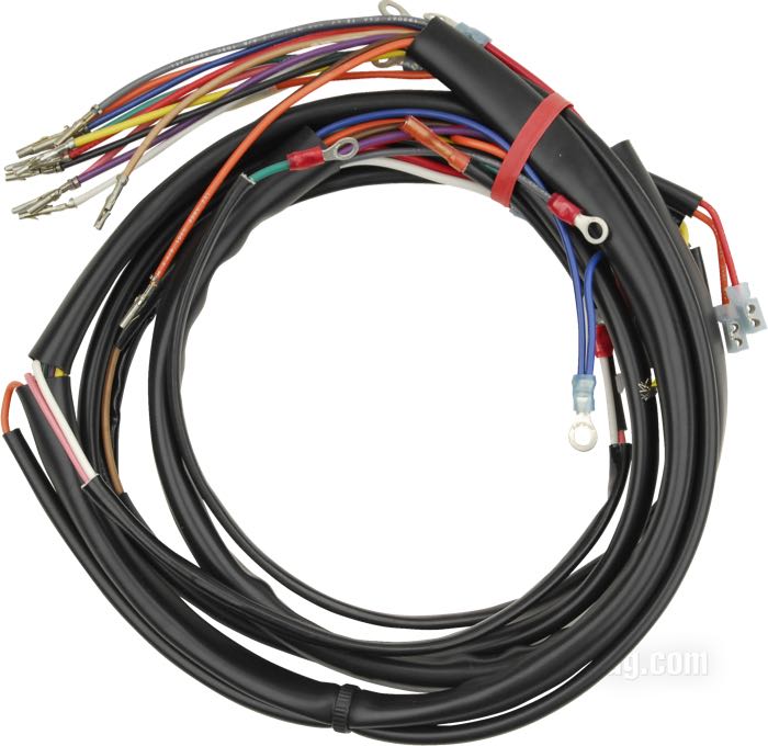 Mazo de cables; apropiado para FXR/S/T late 1984-1985; cobre / PVC; reemplaza OEM HD 69545-84; peso bruto: 474 g