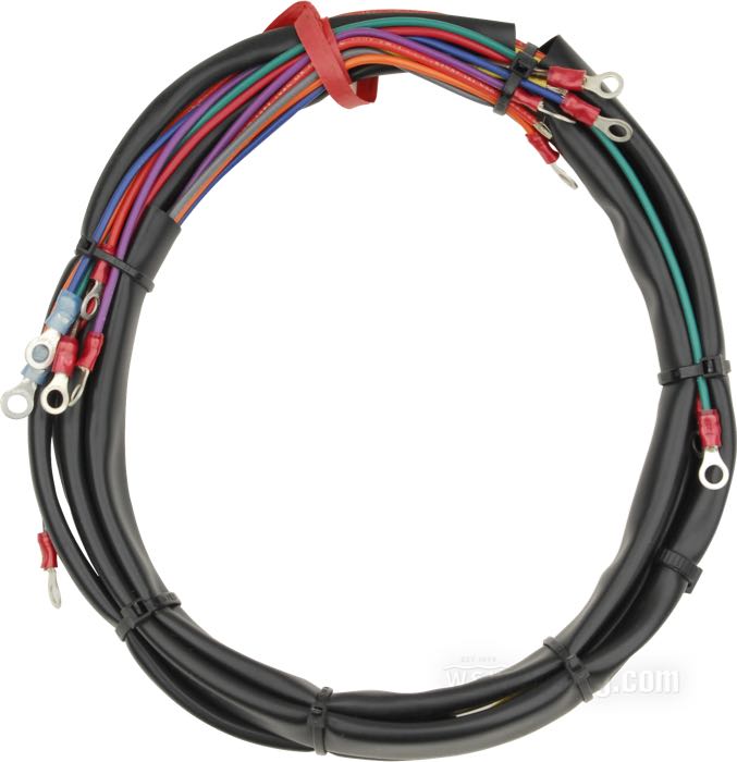 Mazo de cables; apropiado para XLCH late 1971-1972; cobre / PVC; reemplaza OEM HD 70153-71; peso bruto: 239 g