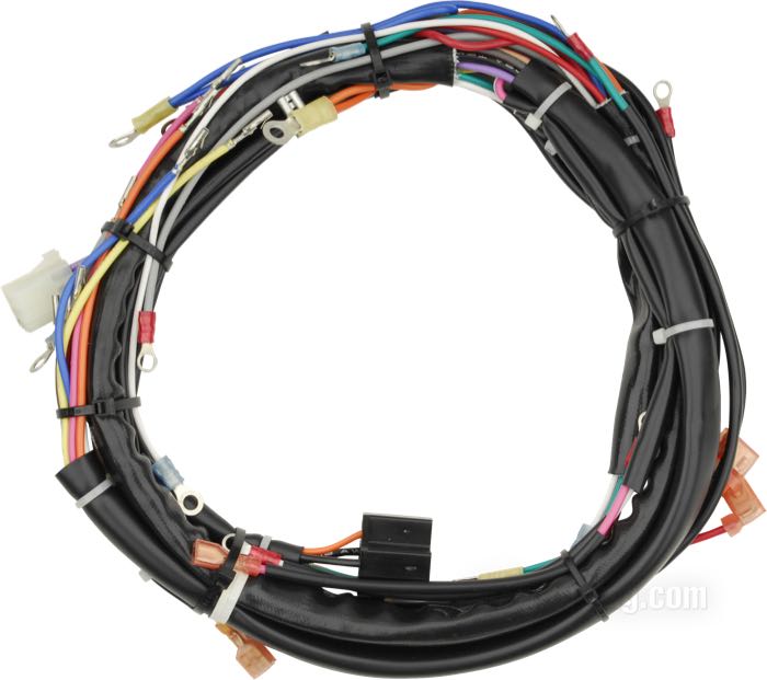Mazo de cables; apropiado para Sportster XL/XLS/XLH Late 1984-1985; cobre / PVC; reemplaza OEM HD 70135-84; peso bruto: 461 g