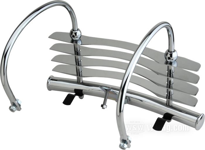 Rail »Cabbage Cutters«; pour Garde-boue; adaptable à châssis rigide; arrière; acier, chromé; poids brut: 2.46 kg
