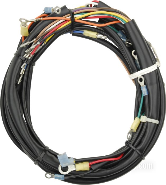 Mazo de cables; apropiado para XLH 1975-1976; cobre / PVC; reemplaza OEM HD 70006-75; peso bruto: 408 g