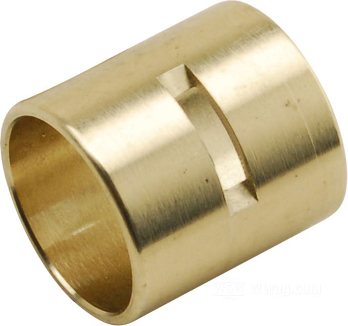 Bushing by Kibblewhite Precision Machining; for Wristpin; fits Sportster and K-Models 1952-2020 and 45”/750 cc Flathead 1936-1973; Racing / High Performance applications; nickel alloy bronze; length: 24.0 mm; Ø 22.775 mm; Over-/Undersize: +0.000 ”; replaces OEM HD 24331-36; USA; gross weight: 18 g