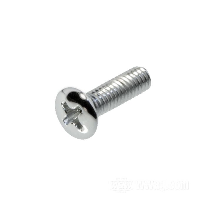 Oval Countersunk Phillips Head Screws Chrome-plated