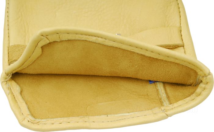 Gloves »Mod. 240F« by Geier; deerskin, tan; size (hand circumference acc. to drawing): 229 mm → L → EU/US-9; USA; gross weight: 111 g