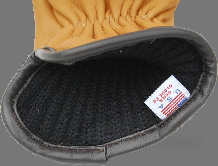 Gloves »Mod. 204ES« by Geier; deerskin, tan; size (hand circumference acc. to drawing): 203 mm → M → EU/US-8; USA; gross weight: 134 g