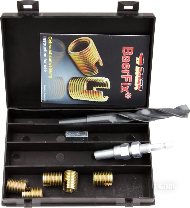 Kit riparazione filettature di Baer; filettatura: 3/8”-24; peso lordo: 245 g