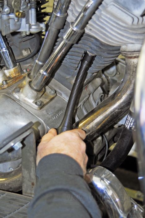 Steckschlüssel »Speed«; passend für Knucklehead, Panhead, Shovelhead; flexibel; Stahl, parkerisiert, mit 9/16” Nuss; Länge: 268 mm; Bruttogewicht: 296 g