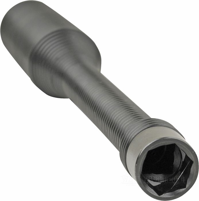 Steckschlüssel »Speed«; passend für Knucklehead, Panhead, Shovelhead; flexibel; Stahl, parkerisiert, mit 9/16” Nuss; Länge: 268 mm; Bruttogewicht: 296 g