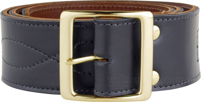 Ceinture en cuir pour veste Vanson California Highway Patrol