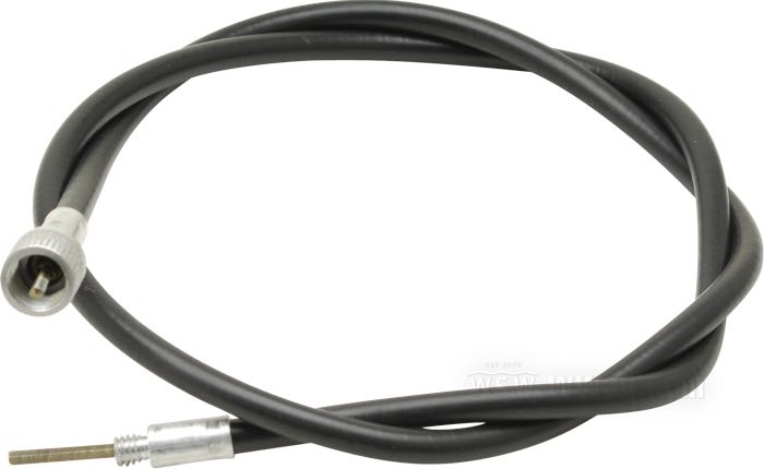Cavo tachimetro di Barnett; per Ruota anteriore; atto per FXST/S/C, FXRS, FLHT/C/U, FXDC, FXDWG, FXDB 1984-1994, FXSTSB 1995, FLHTC/P 1980-1992, FLT/C, FLHT/C 1980-1986, FXR/S 1982-1983, FXWG 1984-1985, XLS 1979-1982 p. i nostri tachimetri Mini; lunghezza originale; acciaio / vinile, vinile nero; Ø 7.4 mm; lunghezza guaina: 100 cm; connessione al rinvio: filettatura 1/4”-20; connessione allo strumento: dado M12 x 1.0; rimpiazza OEM HD 67051-73T, 67051-74, 67024-84 e 67186-88; U.S.A.; peso lordo: 170 g