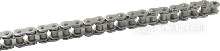 Cadena secundaria »Sigma XRS 530« de Tsubaki; acero / goma, gris, X-Ring; ancho: 25.2 mm; número de eslabones: 100; paso: 530 (5/8