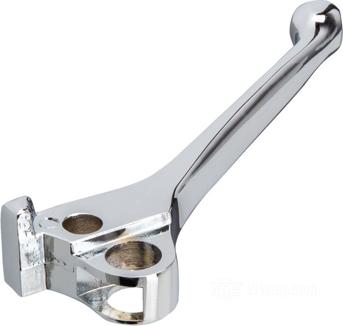 Levier frein à main »OEM  Style«; pour cocottes 1972-1981; aluminium, chromé; remplace OEM HD 45016-72; poids brut: 130 g