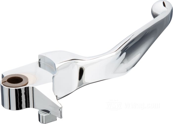 Handbremshebel; passend für Softail 1996-2014, Dyna 1996→, Touring 1996-2007, Sportster 1996-2003; Aluminium, verchromt; ersetzt OEM HD 45076-96; Taiwan; Bruttogewicht: 140 g