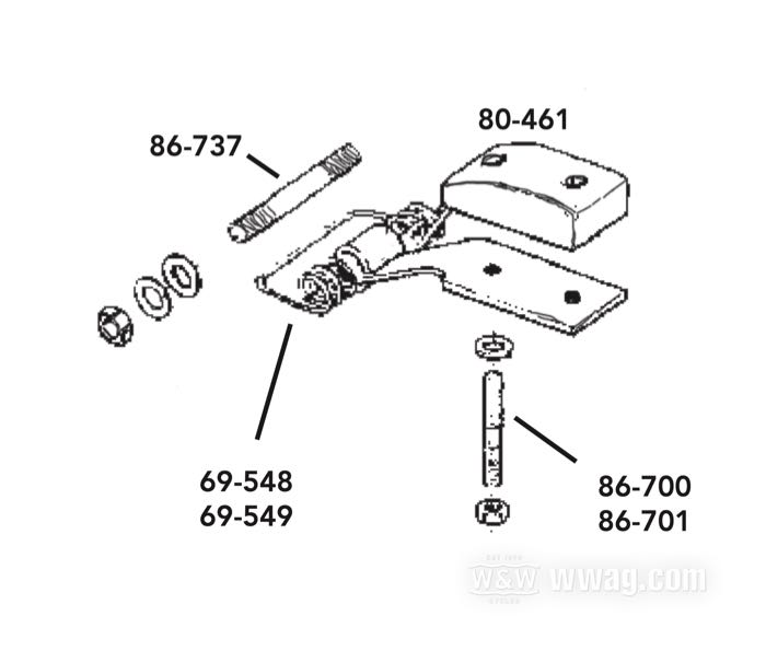 Molla; per Tenditore catena primaria; per tensore catena primaria; atto per Sportster 1980-1985; acciaio per molle; rimpiazza OEM HD 40019-80A; U.S.A.; peso lordo: 20 g