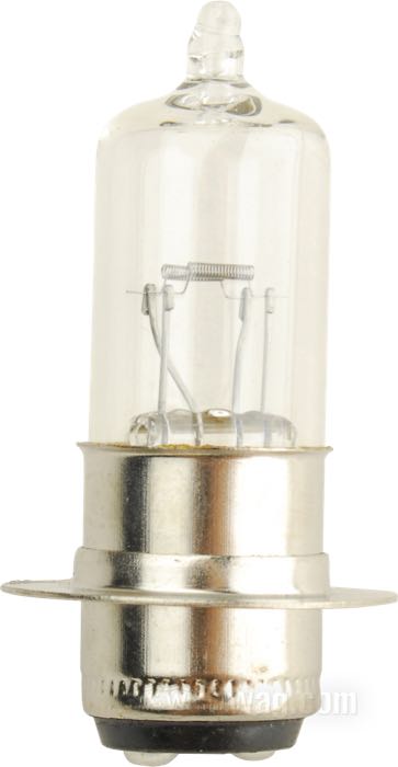 Bulb; glass / steel; bulb type: special dual fil.; bulb type: halogen; 12 V; 35/35 W; socket: P15d; cylinder shape / pre-focus; gross weight: 15 g