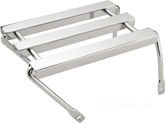 Gepäckträger; passend für FXST 1984-2006, FLST 1986-2006 ; Stahl, verchromt; ersetzt OEM HD 53461-90; Bruttogewicht: 2.96 kg