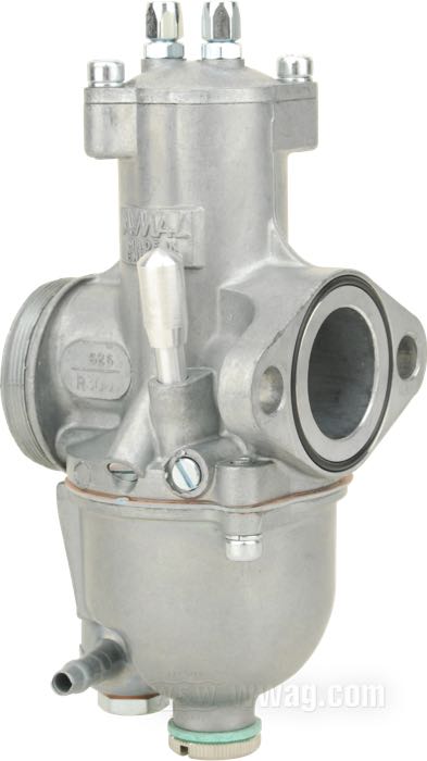 Carburatore a valvola »Mk 1 Concentric« di AMAL Carburettors; atto per modelli 750 cc; alluminio, come colato, alesaggio 26 mm, getto massimo 160, geto spillo 106, getto minimo RJ17, valvola 3; Gran Bretagna; peso lordo: 910 g