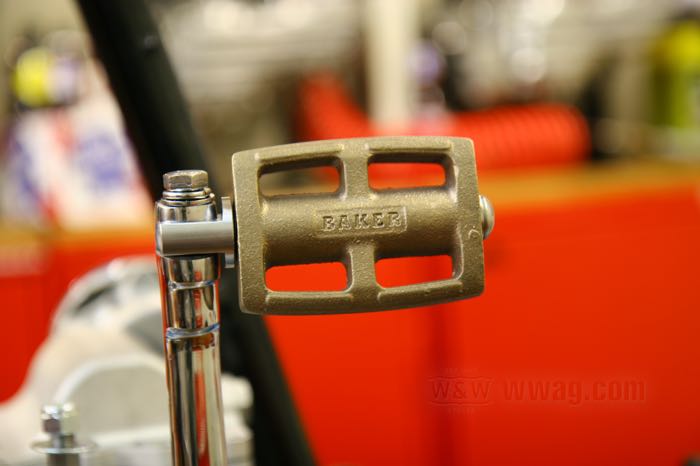 Kickerpedal von BAKER Drivetrain; Bronze; USA; Bruttogewicht: 740 g