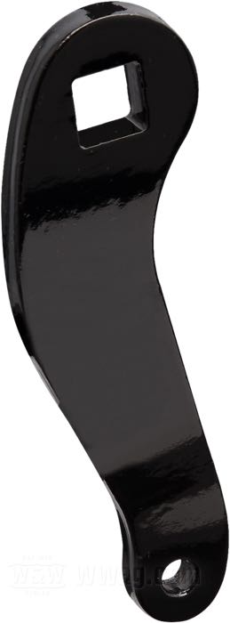 Palanca de freno; para Leva de freno; apropiado para Big Twin 1936-1957; detràs; acero, negro, recubierto en epoxy; reemplaza OEM HD 41929-36; peso bruto: 178 g