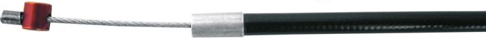 Cavo apertura di Barnett; atto per FXSTS 1996-2003; acciaio, vinile nero; angolazione raccordo: 130°; connettore superiore: .250