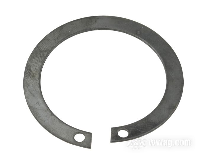 Circlip; pour Rondelle de butée; pour moyeu Star 1936-1966; acier à ressort; remplace OEM HD 43554-35; poids brut: 10 g
