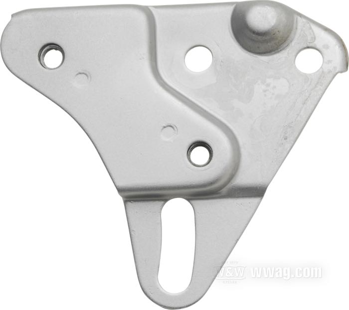 Support de Paughco; pour Relais Delco; adaptable à Knucklehead 1940-1946; acier, naturel; remplace OEM HD 74765-36; USA; poids brut: 81 g