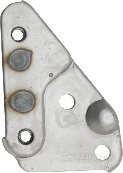 Support de Paughco; pour Relais Delco; adaptable à Knucklehead et Panhead 1947-1957; acier, naturel; remplace OEM HD 74765-47; USA; poids brut: 67 g