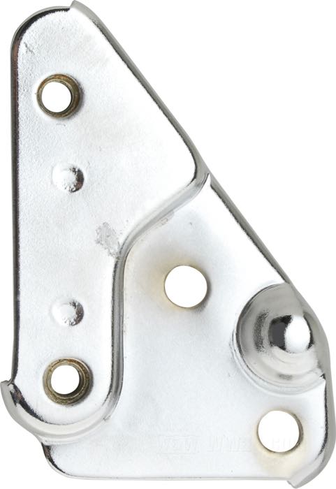 Halter von Paughco; für Delco Relais; passend für Knucklehead und Panhead 1947-1957; Stahl, verchromt; ersetzt OEM HD 74765-47; USA; Bruttogewicht: 66 g