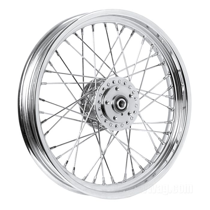 Roues avant avec moyeu étroit flanc double type 1984-99 et jante creuse en acier