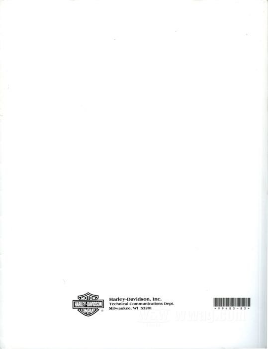Service manual; fits FXR and FLT with Shovelhead motor and 5-speed transmission 1980-1983; paper; English; replaces OEM HD 99483-83; gross weight: 700 g