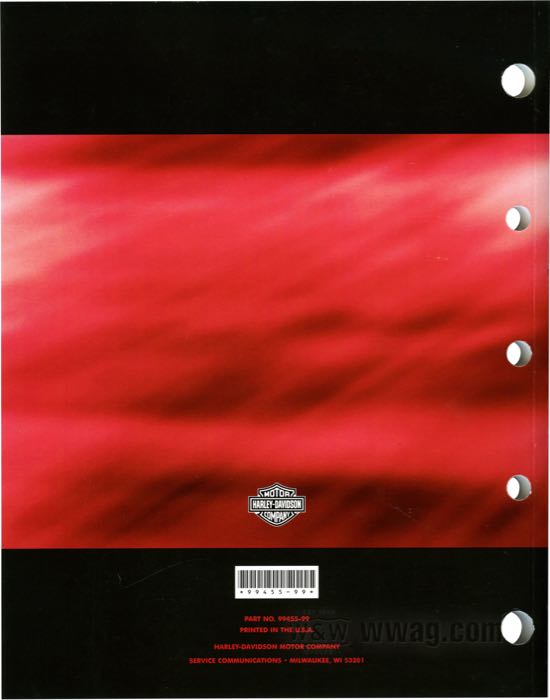 Catalogue de pièces détachées; adaptable à Softail 1999; papier; reliure souple; 166 pages; anglais; remplace OEM HD 99455-99; USA; poids brut: 410 g