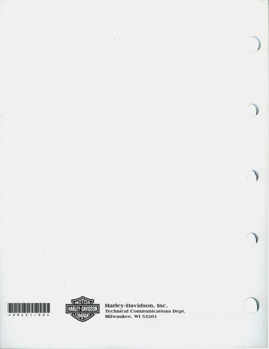 Catalogue de pièces détachées; adaptable à Sportster 1986-1990; papier; reliure souple; 117 pages; anglais; remplace OEM HD 99451-90; USA; poids brut: 300 g