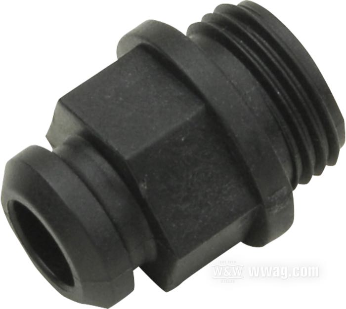 Ecrou-raccord; pour Câble de starter; plastique, noir; pour carburateurs Mikuni / pour carburateurs CV; remplace OEM HD 27582-88; poids brut: 10 g