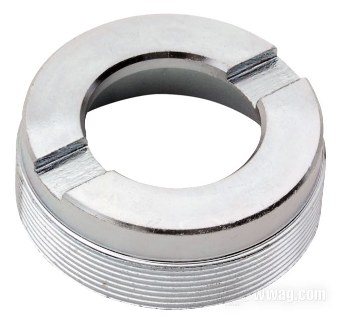 Tuerca freno; para Cojinete de rueda; apropiado para FL(H) 1967-1972 delanteras/traseras, FX 1971/72 traseras; acero; reemplaza OEM HD 43542-67; peso bruto: 50 g