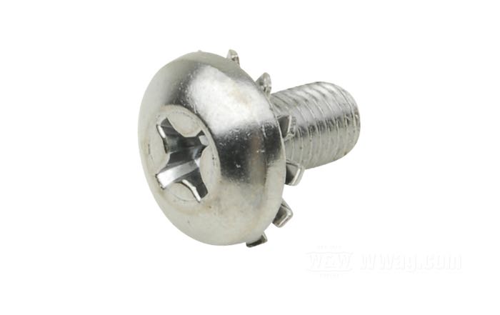 Vis fixation de selle »OEM Style«; adaptable à modèles →1995; acier; filetage: 1/4”-28; remplace OEM HD 2739; USA; poids brut: 10 g