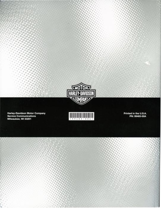 Service manual; fits Twin Cam FLH/FLT 2000; paper; English; replaces OEM HD 99483-00A; gross weight: 1.91 kg