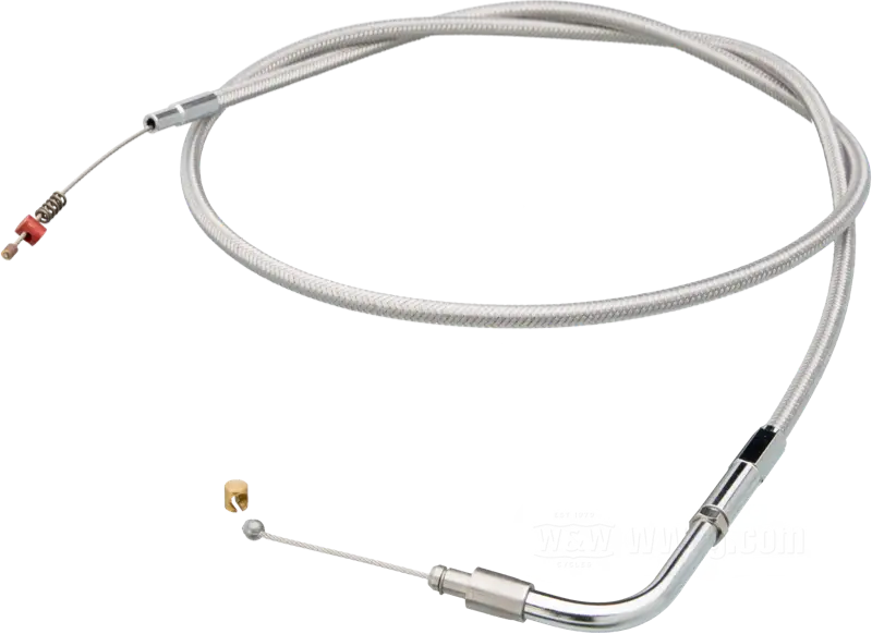 Idle Cable Braided Clear Coat