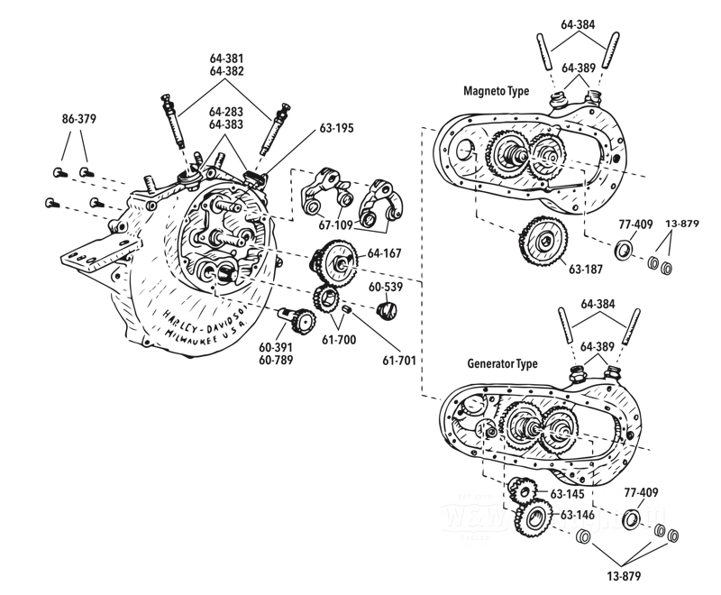 Gear Case Parts for IOE Models