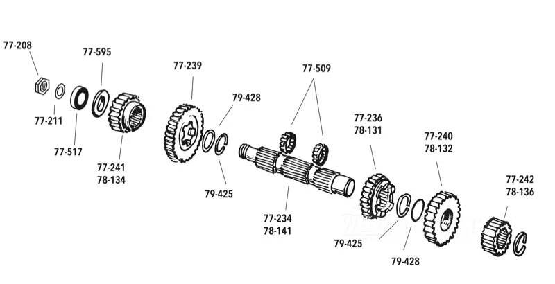 Counter Shafts and Related Parts