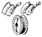 Spoke Sets for Front Brake Drum FX/XL 1964-1972