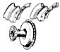 Spoke Sets for 45 cui Front Half Hub-Brake Drum