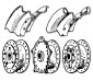 Spoke Sets for Narrow Front Hub and Drop-Center Rims