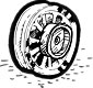 Roues MAG-12 complètes avec moyeu pour frein à tambour 1936-1972