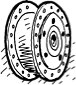 Narrow Hubs for Models with 3/4” Wheel Axle